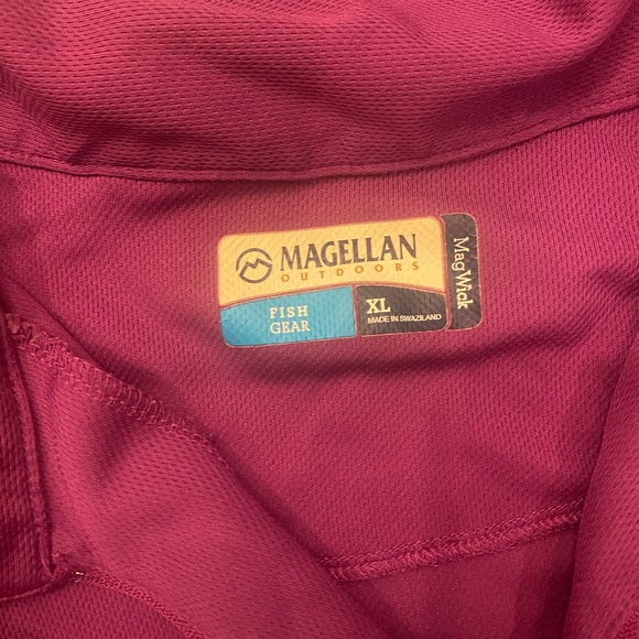 Magellan Falcon Lake Fishing Shorts-Sz L-Black/Khaki & Shirt-Sz XL-Purple - Picture 4 of 6